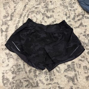 Lululemon camo running shorts